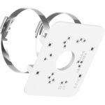Secure your security cameras with the Luminys LUM-P02 pole mount bracket. Durable aluminum construction fits poles Φ3.15 in. to 5.91 in. Perfect for parking, perimeter, and traffic surveillance. #Luminys #SecurityCameras #PoleMount.