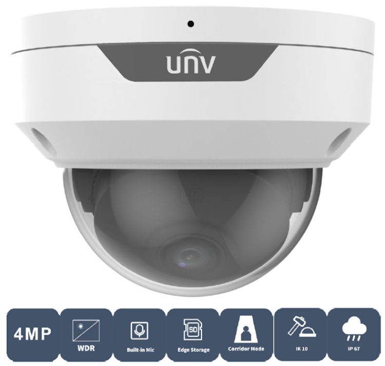 Upgrade your surveillance game with the Uniview EC-D4F28M-V3 4MP vandal-resistant outdoor camera. NDAA compliant and packed with features for clear, secure monitoring. #securitycamera #surveillance #NDAAcompliant