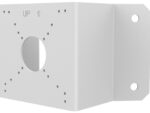 Securely install bullet and vandal-resistant dome cameras on external corners with Uniview's heavy-duty TR-UC08-C bracket. Durable aluminum alloy and weather-resistant finish. NDAA compliant.