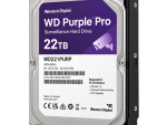 Western Digital WD221PURP 22TB Purple Pro hard drive right-side view