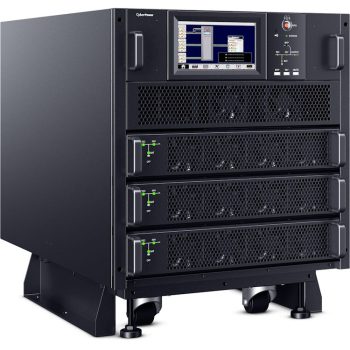 The CyberPower SM020KAMFA 10-20kVA modular UPS delivers scalable 3-phase power protection, remote monitoring, and zero transfer time.