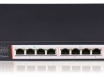 Digital Watchdog DW-POE896M 8-port PoE switch powers IP cameras, APs, and VoIP devices with plug-and-play simplicity designed to simplify the installation of IP surveillance cameras, wireless access points, and VoIP hardware EEE 802.3 10Base-T, IEEE 802.3u 100Base-TX, IEEE 802.3af, EEE 802.3x Flow Control.