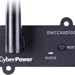 The CyberPower RWCCARD100 is a wireless remote management adapter designed for UPS systems. Allows you to monitor your UPS vitals via the web or a mobile app. Supports 2.4 GHz IEEE 802.11b/g/n protocols connect wirelessly