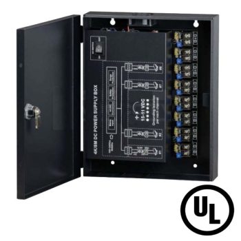 The TR-CU12VDC08P16A is a professional-grade CCTV power supply distribution box from UNL. It is made to supply stable power for 4K high-resolution surveillance systems. Designed to simplify complex security installations, it combines multiple camera power connections into one centralized unit. This helps create a cleaner, more organized setup while also improving overall system management.