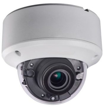 Eyemax TIT-AC318D-OD4Z 8 Megapixel 4K dome camera with motorized zoom, Smart IR, 4-in-1 switchable video output supporting TVI, CVI, AHD, and legacy CVBS (Analog) formats, making it highly versatile for existing analog systems, IP67-rated rugged metal housing, capable of operating in severe environments. Supports “Up the Coax” (UTC) data communication, allowing you to control the camera's OSD menu and motorized zoom directly through your video coax cable.