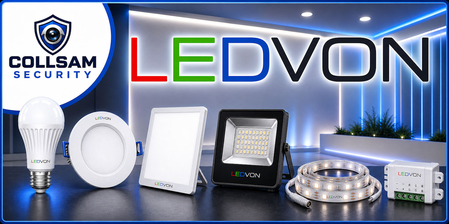 Ledvon LED lighting products available from Collsam Security