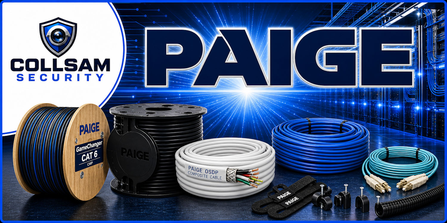 Paige data, security and access control cables from Collsam Security
