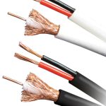The model number CB-CP-B05BL-SB refers to a 500-foot spool of Telpix RG59 Siamese Coaxial Cable. It is primarily used for closed-circuit television (CCTV) analog camera installations to run both video signals and electrical power through a single split-type cable structure. Siamese (Coaxial + Power combined) 500 feet (152.4 m), RG59 Coaxial with 30% Copper-Clad Aluminum (CCA) 18 AWG, 2-conductor wire (used for 12V DC or 24V AC camera power). The split-type design allows you to easily separate the power and video strands at the ends of your runs.