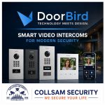 DoorBird smart video intercom systems available at Collsam Security