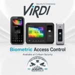ViRDI biometric access control terminals are available at Collsam Security