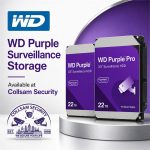 Western Digital WD Purple surveillance hard drives are available at Collsam Security