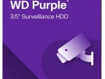 Western Digital WD22PURZ 2TB WD Purple surveillance hard drive front view