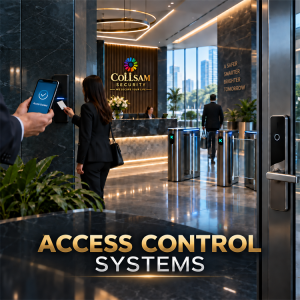 Access Control Systems Service Logo Access control system services by Collsam Security