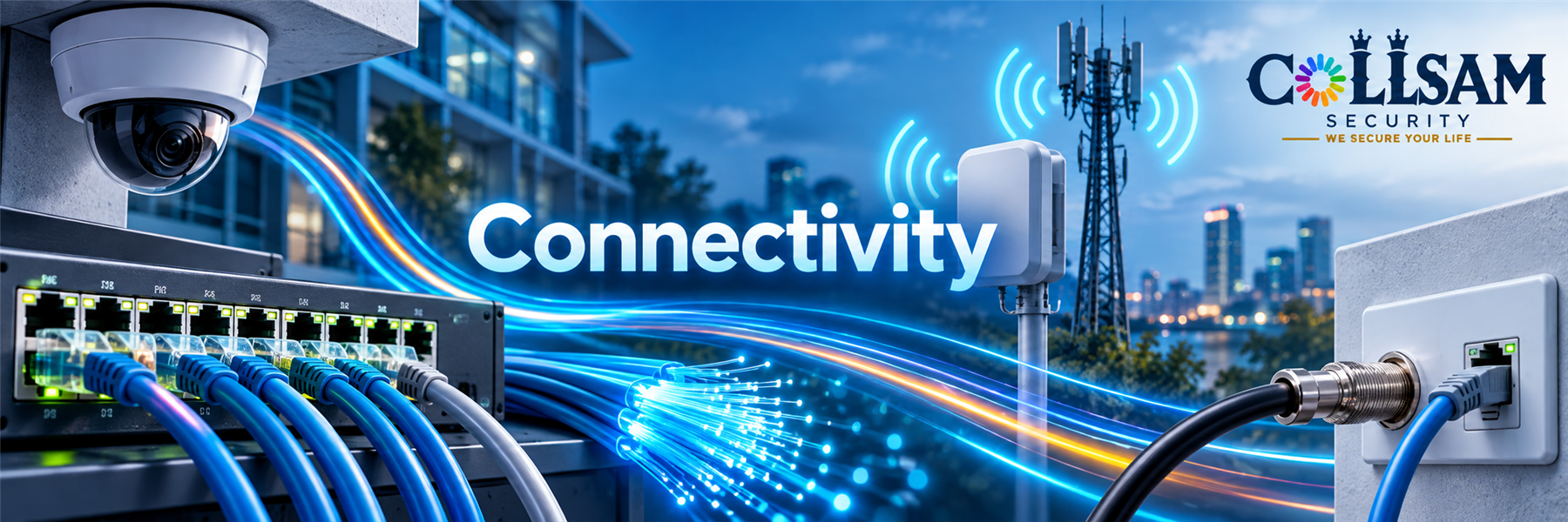 Collsam security system connectivity