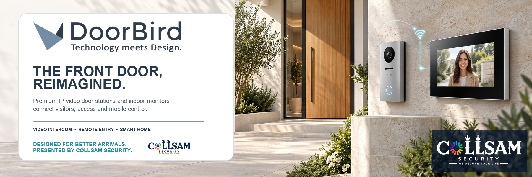 DoorBird IP video door stations and smart intercom solutions banner