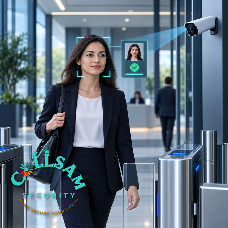 Facial recognition security technology