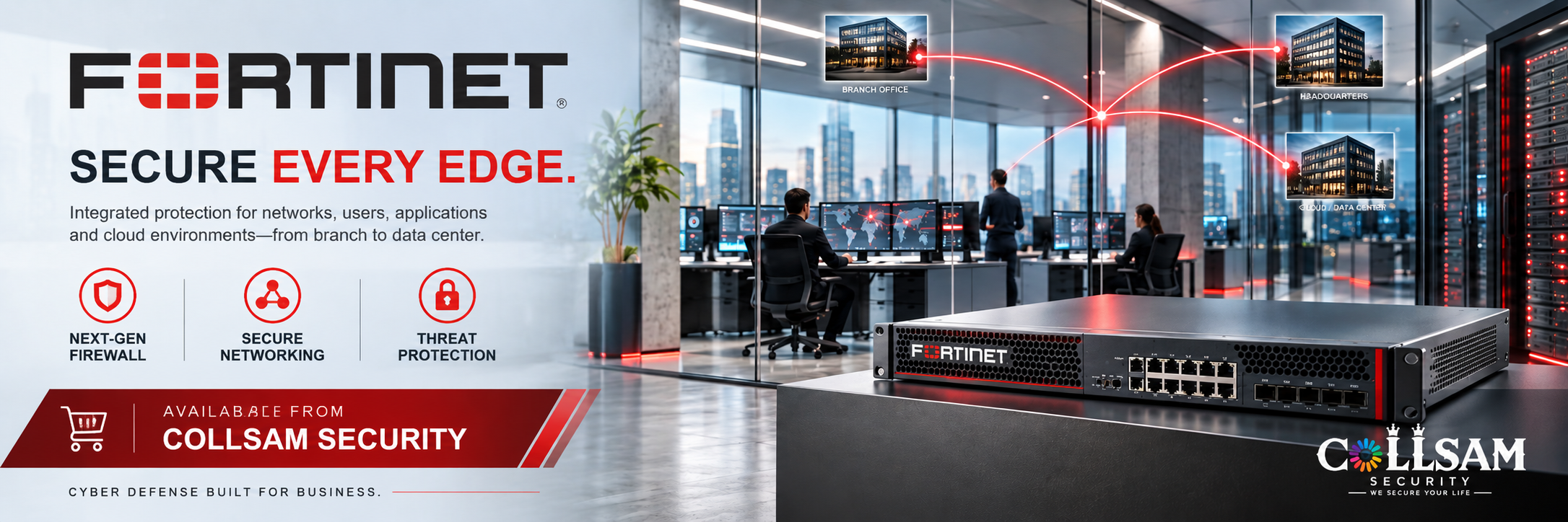 Fortinet firewall, secure networking, threat protection and cloud security solutions