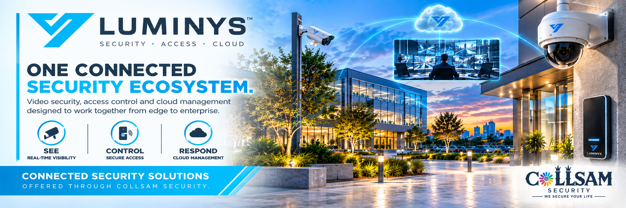 Luminys video security, access control and cloud management solutions