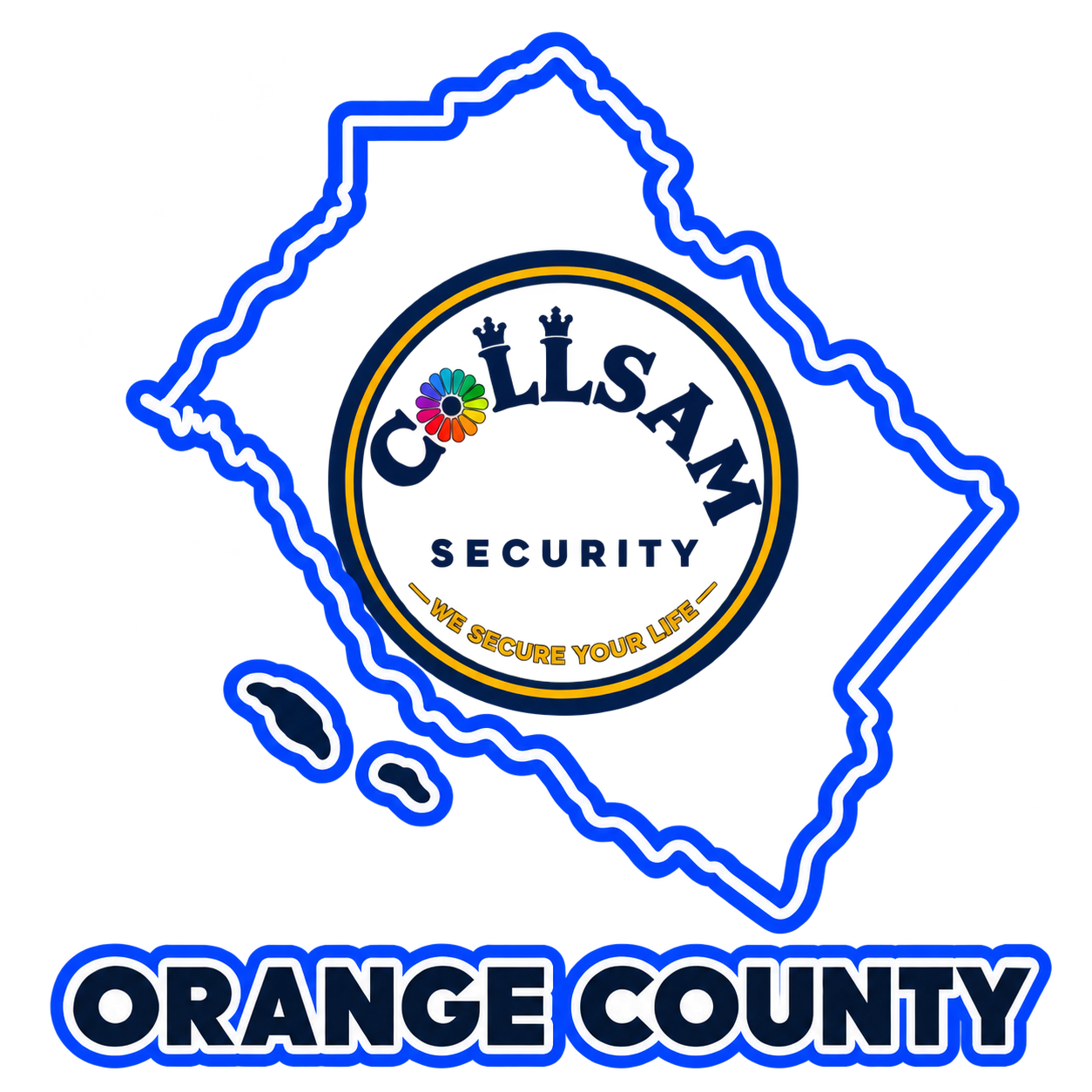 Orange County CCTV installation service area map