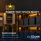 Power Kingdom sealed lead acid battery brand logo from Collsam Security