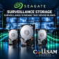 Seagate surveillance storage and security hard drive brand logo