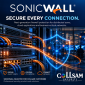 SonicWall network security and cybersecurity brand logo from Collsam Security