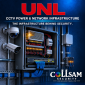 UNL CCTV power, PoE networking and security infrastructure brand logo