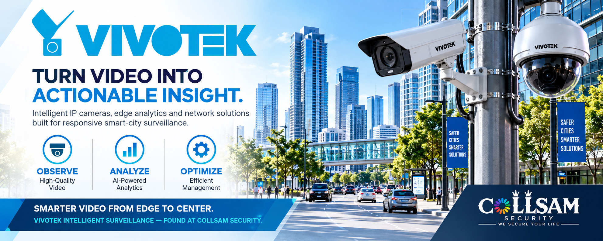 VIVOTEK IP security cameras, edge analytics and intelligent video surveillance solutions