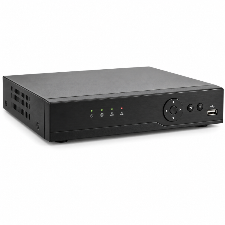 Telpix TVST-AR324-8 8-channel Penta-brid DVR left-side view