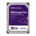 Western Digital WD161PURP 16TB WD Purple Pro surveillance hard drive front view