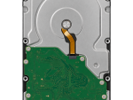 Western Digital WD181PURP 18TB hard drive mechanical underside with SATA connectors
