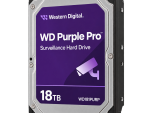 Western Digital WD181PURP 18TB WD Purple Pro surveillance hard drive right-side view
