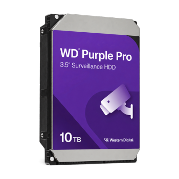 Western Digital WD101PURP 10TB hard drive left-side view