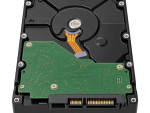WD240PURP 24TB WD Purple Pro surveillance hard drive rear SATA connector view