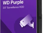 Western Digital WD43PURZ 4TB surveillance hard drive right-angle view