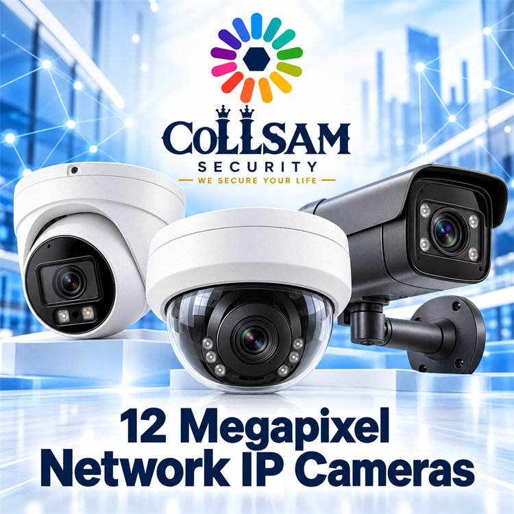 12-Megapixel Network IP Cameras