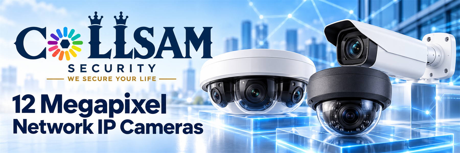 12-Megapixel Network IP Cameras