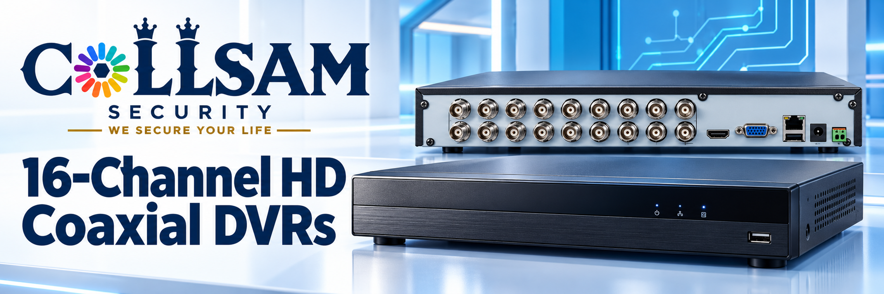 16-Channel HD Coaxial DVRs