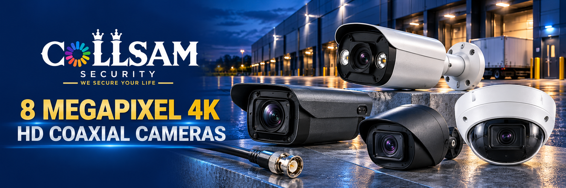 8 Megapixel 4K HD Coaxial Cameras