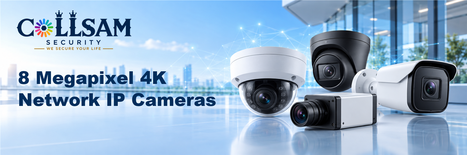 8-Megapixel 4K Network IP Cameras