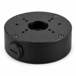 B8-G black camera junction box front angled view