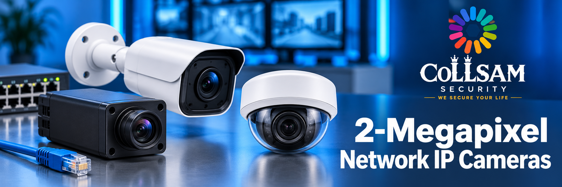 2 MegaPixel Network IP Cameras