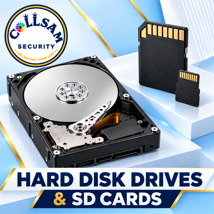 Hard Disk Drives and SD Cards