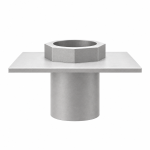 ENS DCM-60 gypsum-board ceiling camera mount front view