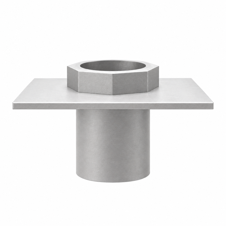 ENS DCM-60 gypsum-board ceiling camera mount front view