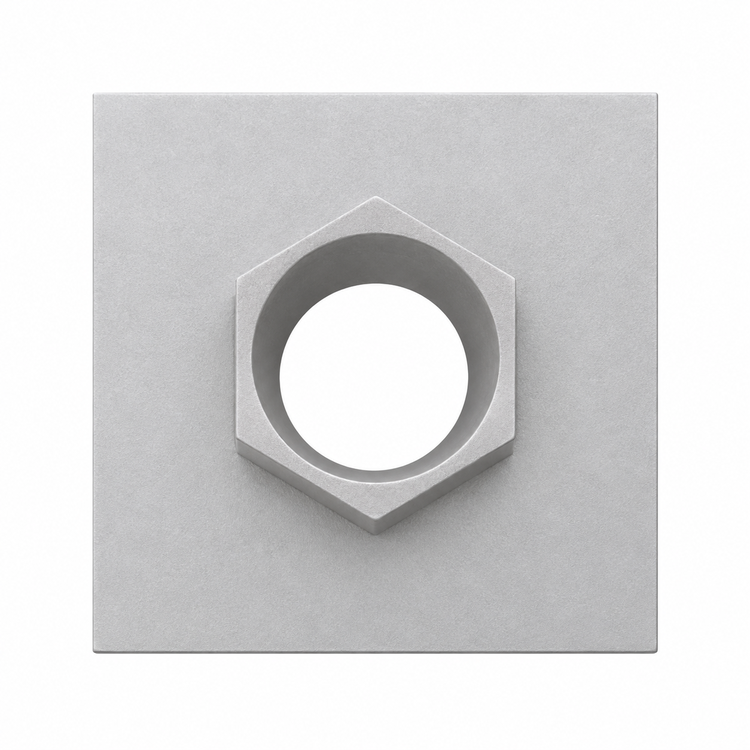 ENS DCM-60 gypsum-board ceiling camera mount top view