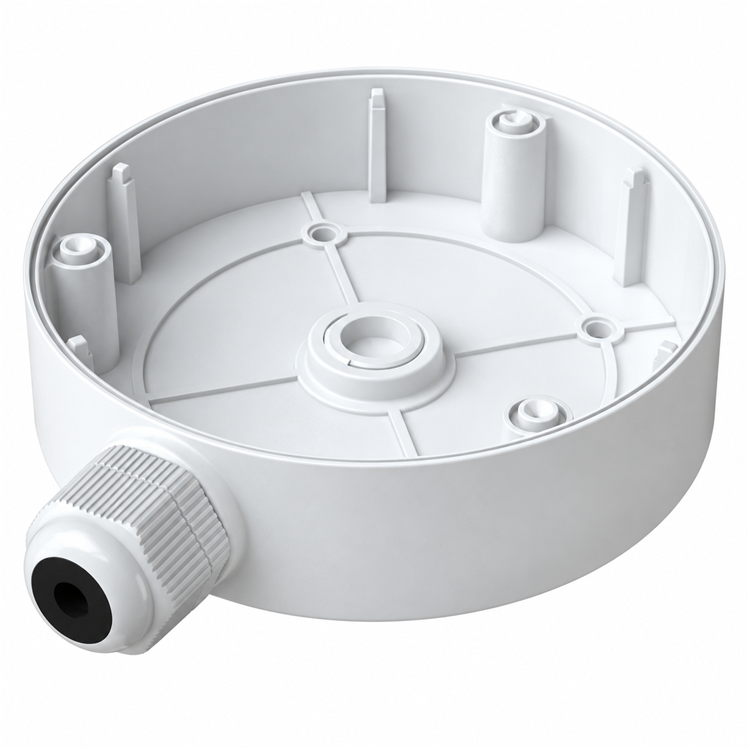 ENS Security B-131W camera junction box left view
