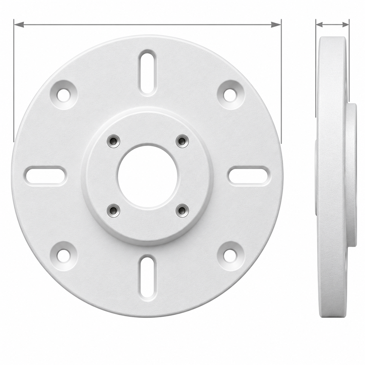 IFMP-CD Illustra camera mount dimensions diagram