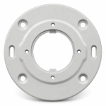 Front view of Illustra IFMP-ID indoor mini dome camera mount plate