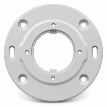 Illustra IFMP-ID Indoor Mini Dome Mount Plate - Front View Front view of Illustra IFMP-ID indoor mini dome camera mount plate